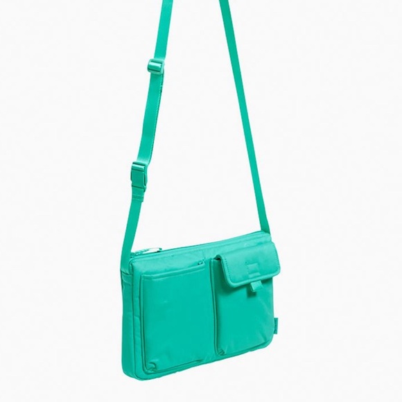 Vera Bradley Utility Small Crossbody Bag Turquoise Sky - Picture 7 of 12